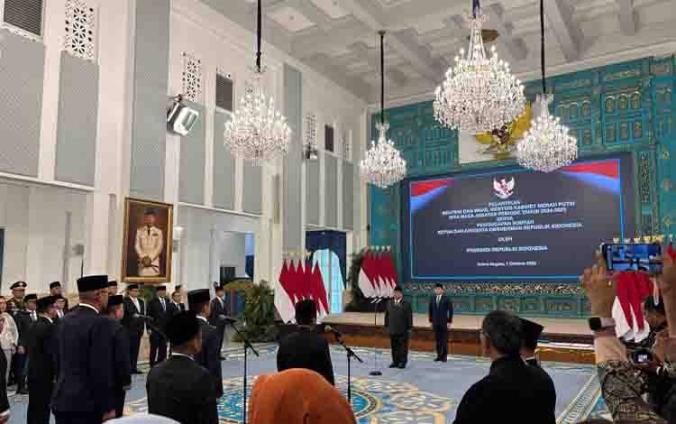 Bahlil Resmi Dilantik jadi Menko Hilirisasi dan Transisi Energi