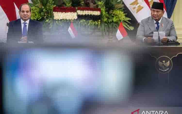 Menhan Dukung Kerja Sama Pertahanan Antara Indonesia dan Mesir