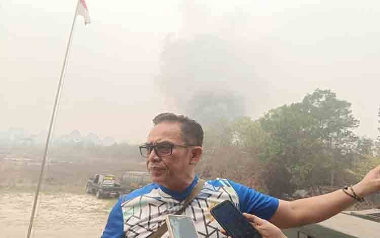 Karhutla Mengancam Gedung Perkantoran Pemko Palangka Raya, Asap Masuk Kantor OPD