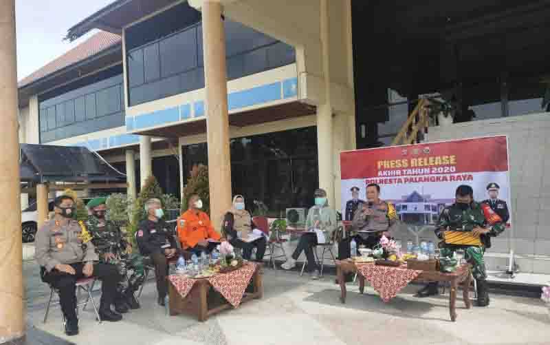 Polresta Palangka Raya Tangani 501 Kasus Kejahatan Selama 2020