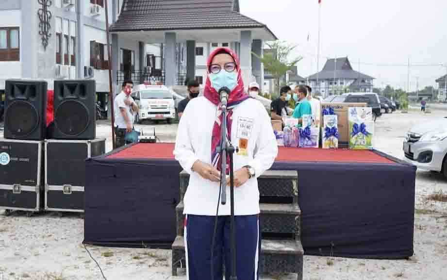 Sekda Palangka Raya Apresiasi Kiprah PMI Tangani Pandemi Covid-19