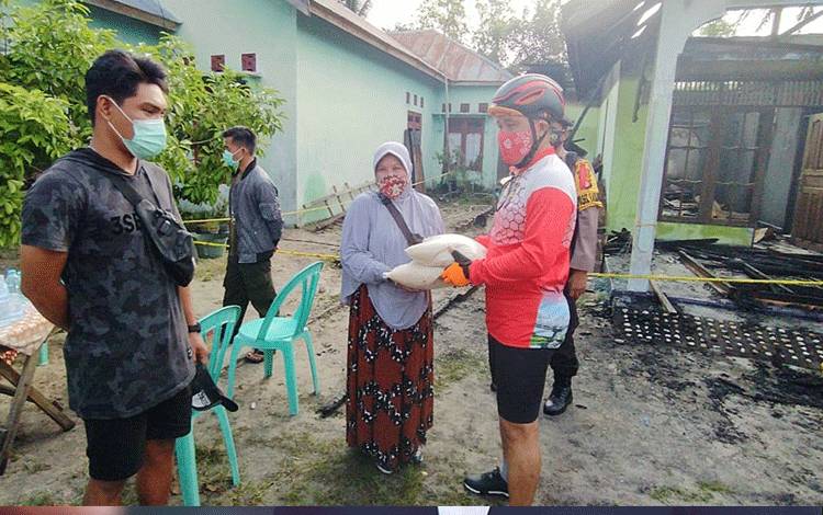 Kapolresta Serahkan Bantuan Korban Kebakaran di Jalan Surung III?