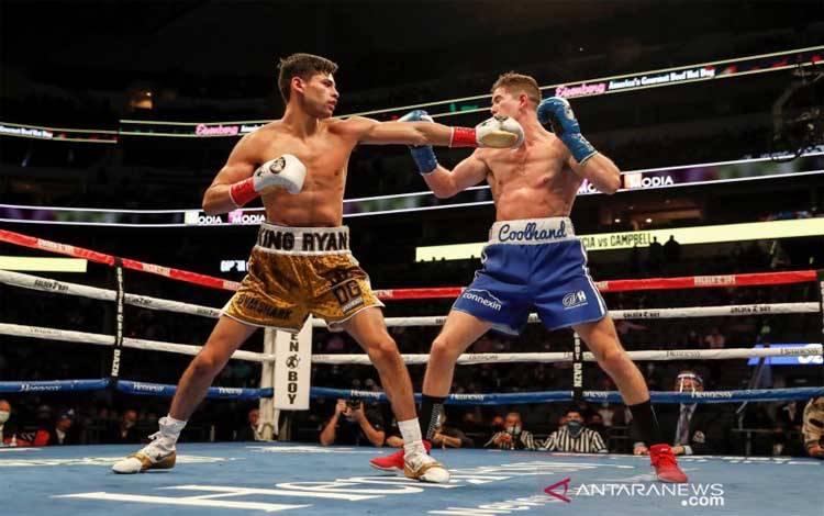 Ryan Garcia Kalahkan Luke Campbell dengan TKO di Ronde ke 7