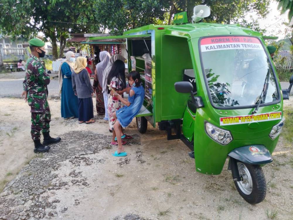 Sikomos Kodim Muara Teweh, Isi Hari Minggu dengan Kegiatan Positif