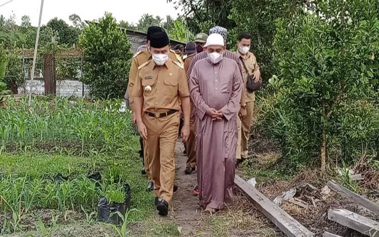 Kunker Ke Kobar, Gubernur Kalteng Singgah di Ponpes Mambaul Hasan Lidda'Wah