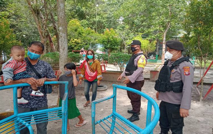 Polsek Katingan Hilir Patroli di Tempat Wisata