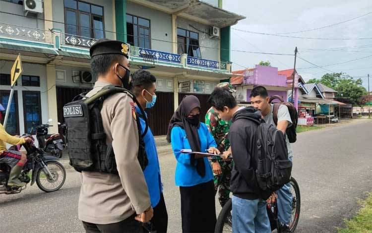 Personel Gabungan Masih Temui Warga Langgar Protokol Kesehatan di Kuala Pembuang