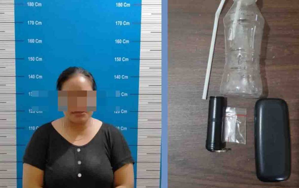 Satresnarkoba Polresta Palangka Raya Tangkap IRT Pengedar Sabu