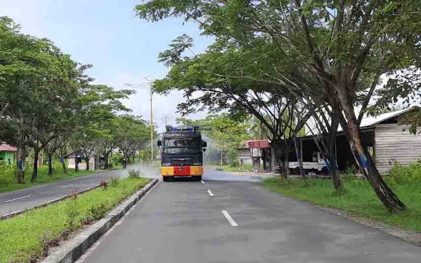 Kasus Covid-19 Meningkat, Ini Gerakan Satlantas dan Satsabhara Polres Seruyan
