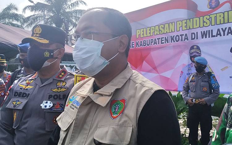 Pendistribusian Vaksin ke Kabupaten Gunung Mas dan Murung Raya Via Udara