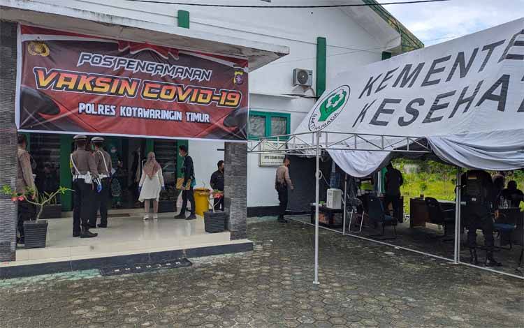 Tempat Penyimpanan Vaksin Covid-19 di Sampit Dijaga Ketat Setiap Hari