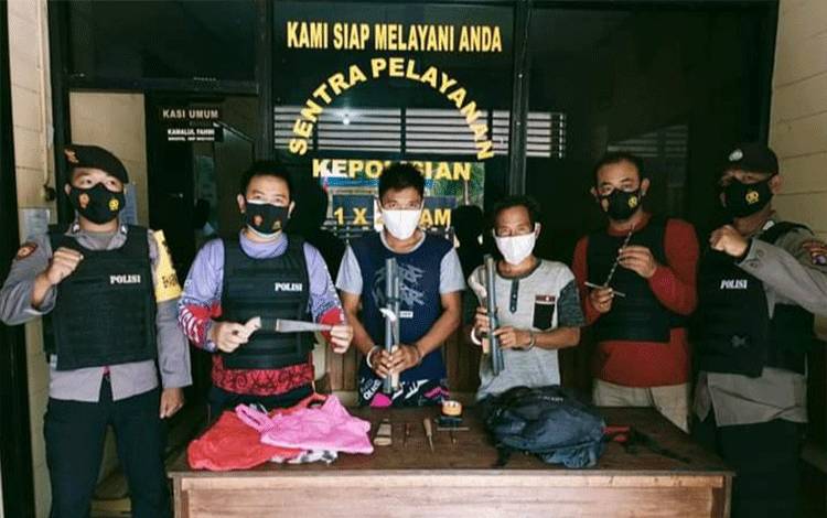 Kurang dari 24 Jam, 2 Pelaku Coba Curi Sarang Walet di Katingan Tengah Diringkus Polisi
