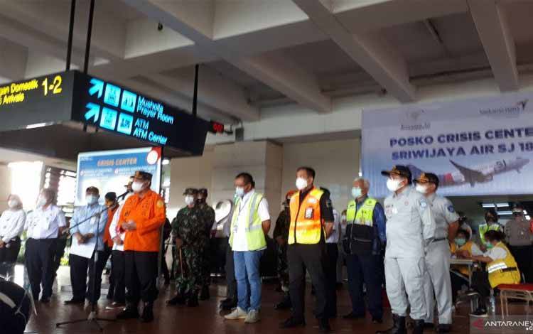 Basarnas Temukan 10 Kantong Potongan Pubuh Penumpang dan Pesawat Sriwijaya Air