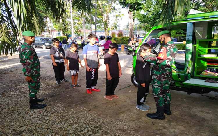 Sikomos Kodim Muara Teweh Kunjungi Arena Rekreasi dan Olahraga