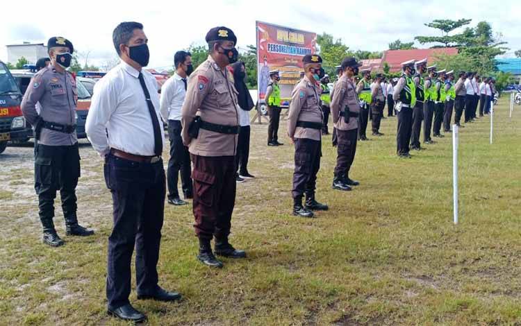 Polres Katingan Gelar Operasi Aman Nusa II Penanganan Covid-19