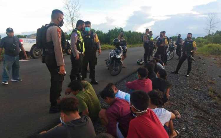 Puluhan Remaja Diamankan karena Balapan Liar di Palangka Raya