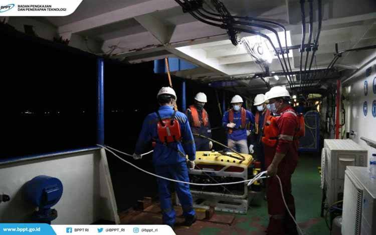 Baruna Jaya Temukan Lokasi Duga Cockpit dan Ekor Sriwijaya Air