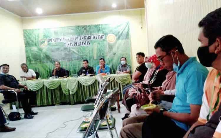 Dinas Pertanian Kabupaten Gumas Kunjungi Barito Utara
