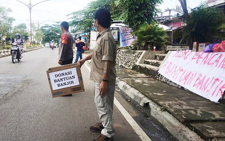 FPTI Barito Timur Kumpulkan Donasi untuk Korban Bencana Banjir