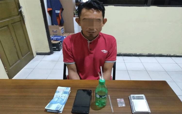 Pria 45 Tahun Ini Diringkus Anggota Polda Kalteng Karena Sabu ?