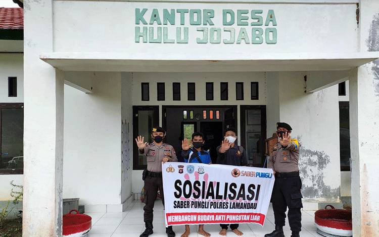 Polsek Delang Sosialisasikan Saber Pungli