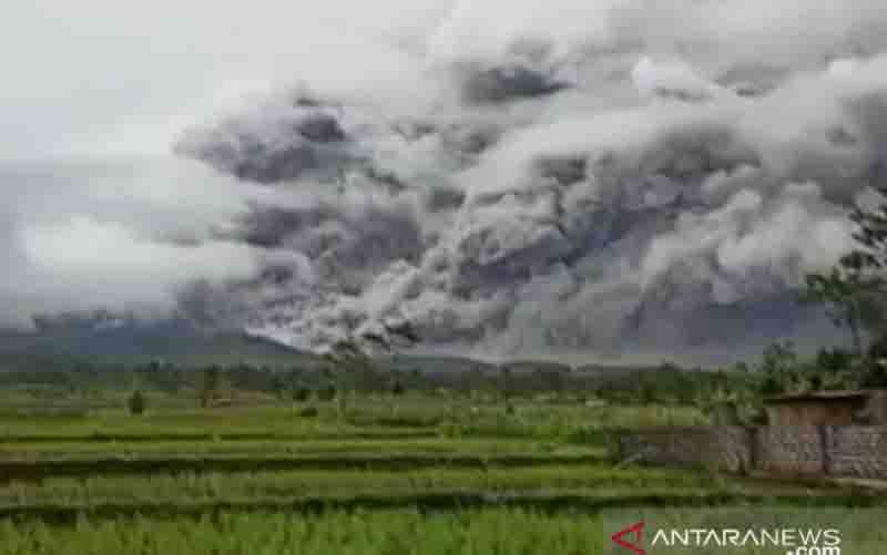 PVMBG Imbau Masyarakat Waspadai Bahaya Erupsi Semeru