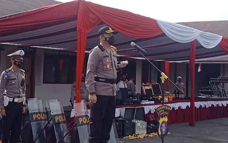Kapolres Barito Selatan akan Buat Terobosan Kreatif dalam Laksanakan 4 Program Kerja Kapolda Kalteng