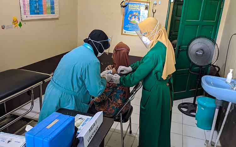 Puskesmas Baamang I Gelar Simulasi Vaksinasi Covid-19