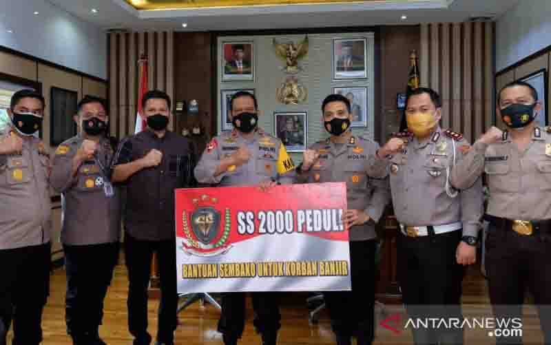 Akpol 2000 Salurkan Donasi untuk Korban Banjir di Kalsel