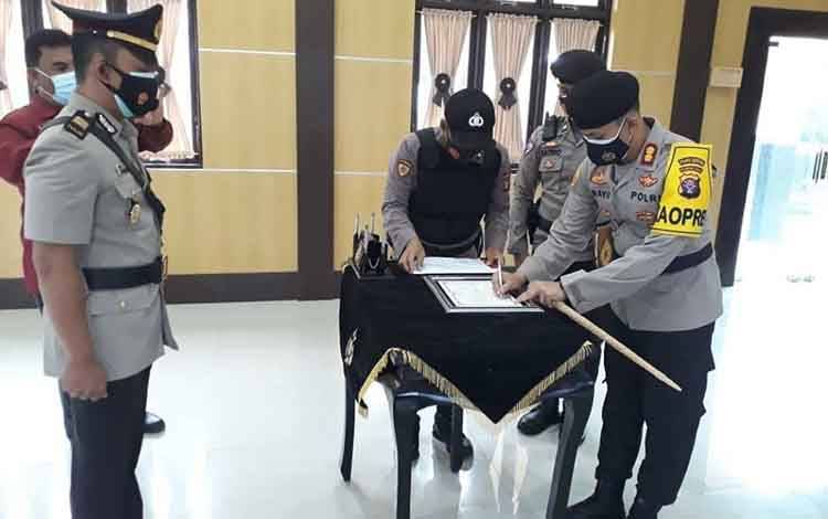 Jabatan Kabag Ops Polres Seruyan Berganti