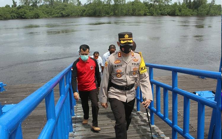 Antisipasi Karhutla dan Bencana Alam, Kapolres Kunjungi BPBD Seruyan