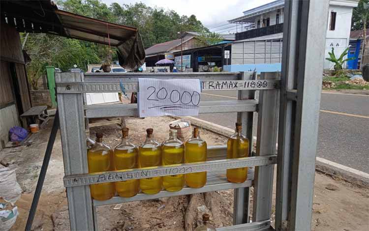 BBM Eceran di Kecamatan Dusun Timur Dijual Rp 20 Ribu