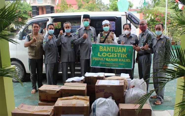 Kelompok Kerja Guru PAI Kapuas Galang Bantuan untuk Korban Banjir Kalsel