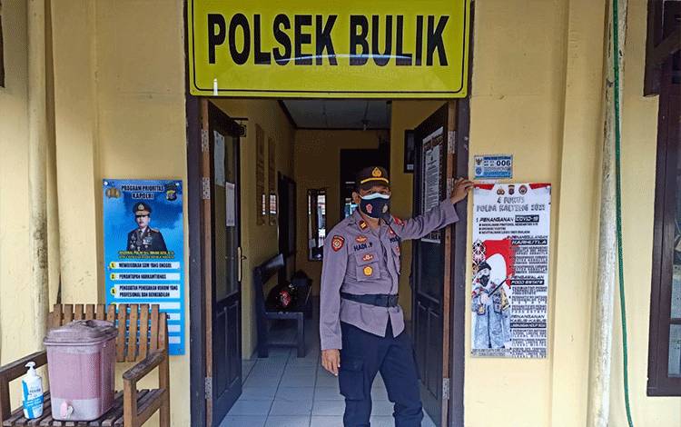 Spanduk 4 Fokus Kapolda Kalteng Terpampang di Polsek Bulik