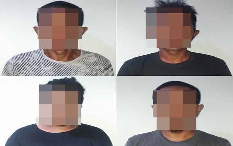 Empat Pria Ini Diamankan Kerena Bawa Kayu Ilegal