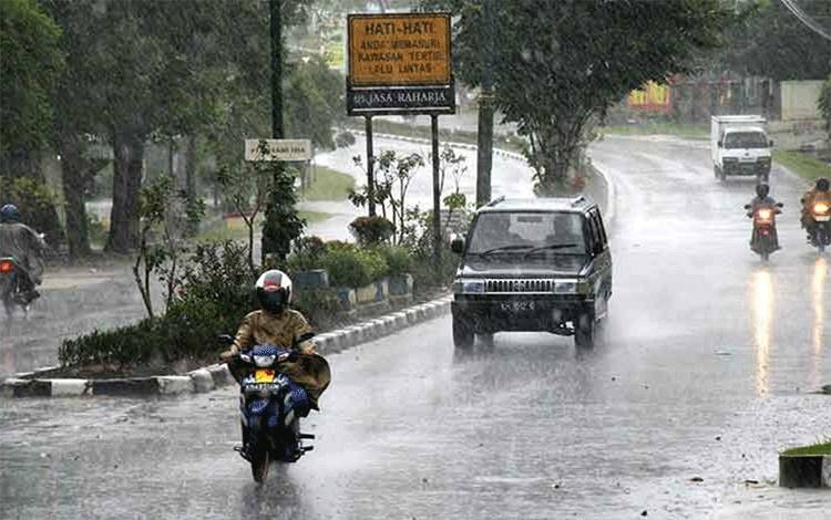 Seminggu Kedepan Hujan Merata di Kalteng