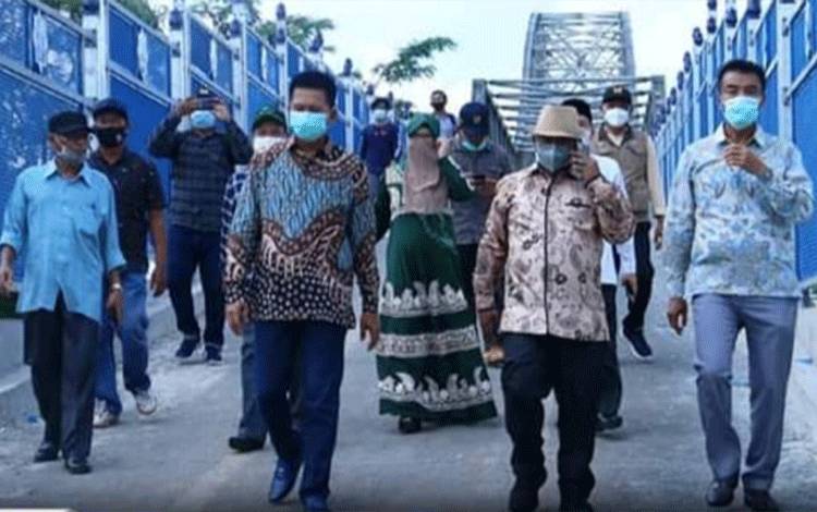 Wagub Kalteng Tinjau Pembangunan Infrastruktur di Barito Utara