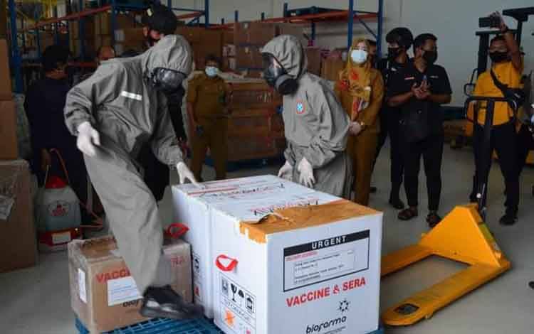 Tahap Kedua Pemprov Kalteng Terima 27.000 Dosis Sinovac