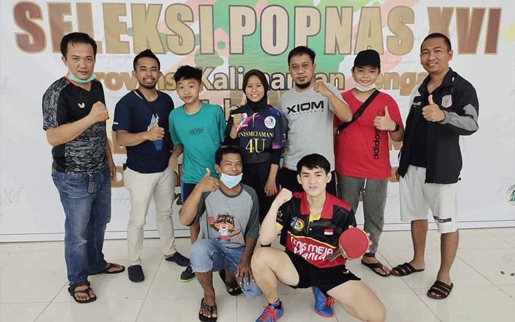 Tiga Atlet Tenis Meja Murung Raya Lolos Seleksi Popnas, Ini Nama Mereka