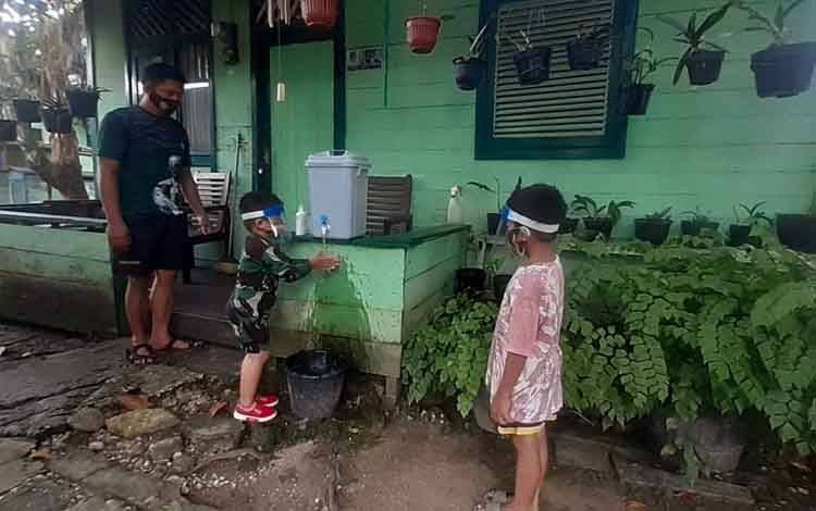 Cegah Covid-19, Kodim Muara Teweh Perkuat 4M di Lingkungan Keluarga TNI
