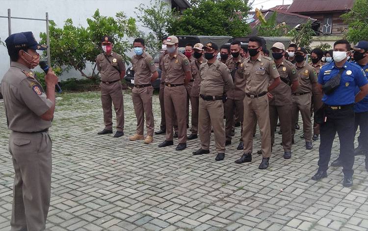 Cek Kesiapan Anggota, Satpol PP dan Damkar Kapuas Gelar Simulasi Ini