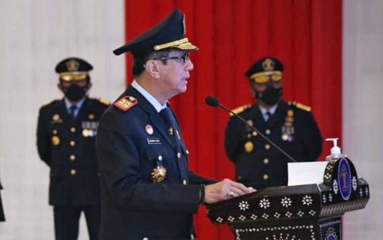 Menkumham Minta Insan Imigrasi Tingkatkan Etos Kerja