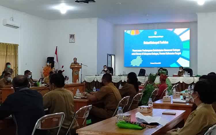Bupati Katingan Buka FGD Perencanaan Pembangunan Berkelanjutan Konservasi Katingan untuk Borneo