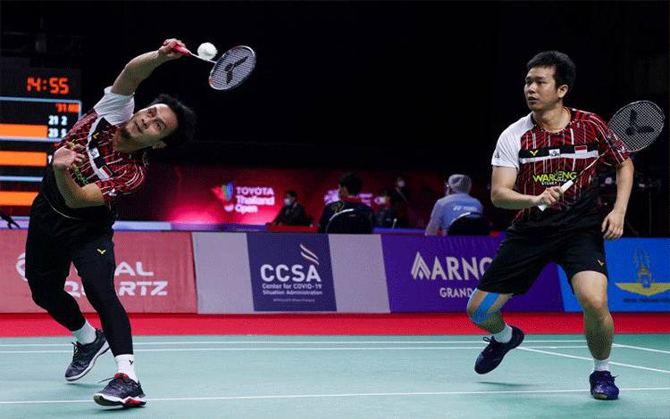 Hendra/Ahsan Terhenti di Perempat Final French Open 2021