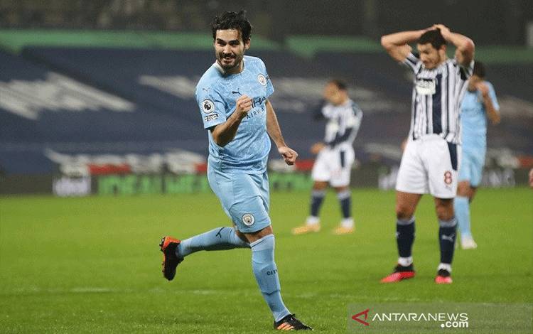 Manchester City ke Pucuk Lagi Seusai Cukur West Brom 5-0