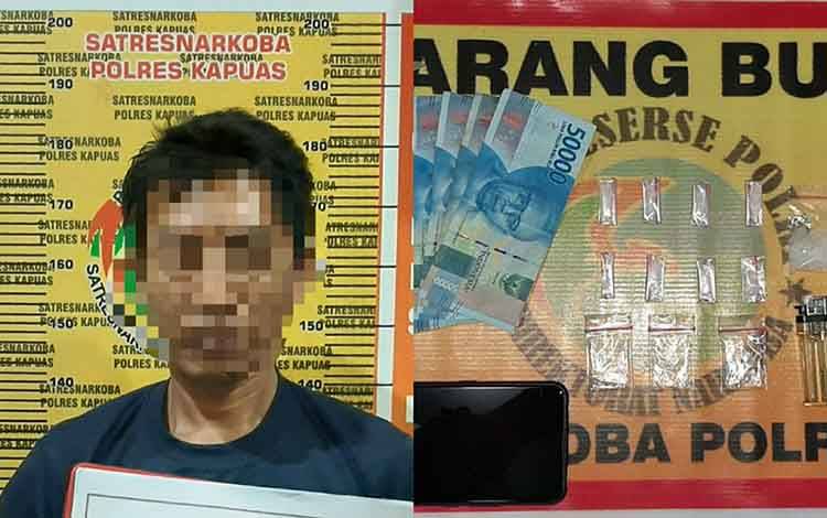 Oknum Sekuriti PBS di Kapuas Ditangkap karena Miliki 5 Gram Sabu