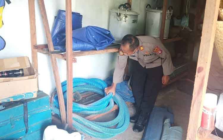 Kapolsek Seruyan Hilir Cek Posko Karhutla Desa