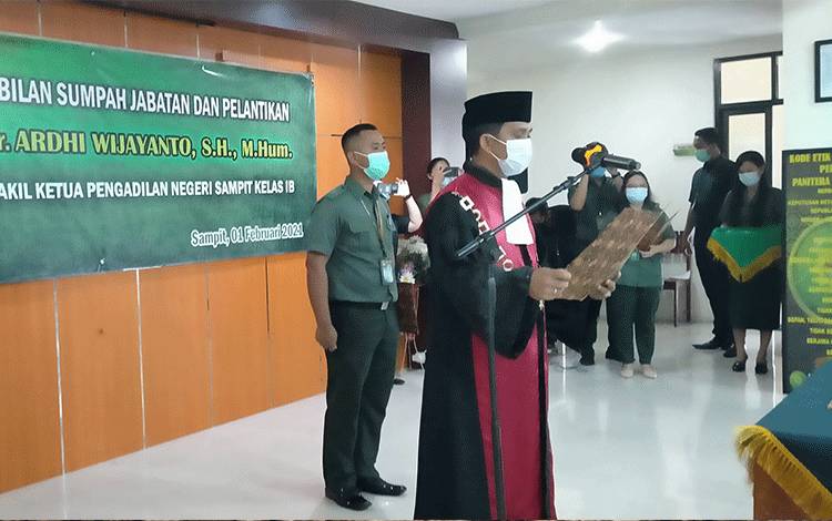 Ketua Pengadilan Negeri Sampit Targetkan 2021 Raih WBBM