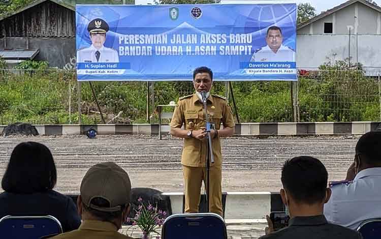 Akses Jalan Baru Bandara H Asan Sampit Ternyata Sebelumnya Sering Dijadikan Tempat Negatif
