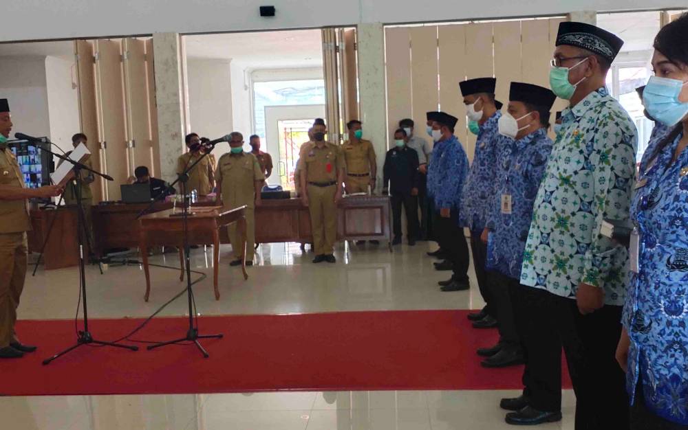 186 Pejabat Pemkab Sukamara Dilantik Hari Ini